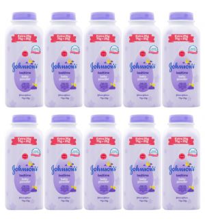 (BUNDLE OF 10) JOHNSON BABY BEDTIME POWDER 100G