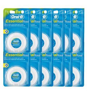 (BUNDLE OF 12) ORAL B ESSENTIAL FLOSS MINT 50M