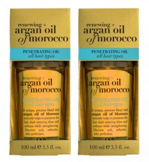 (BUNDLE OF 2) OGX RENEWING ARGAN OIL OF MOROCCO PENETRATING OIL 100ML