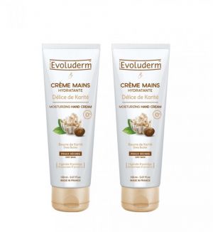 (BUNDLE OF 2) EVOLUDERM MOIST HAND CREAM SHEA BUTTER 150ML
