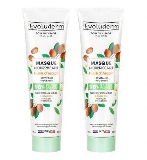(BUNDLE OF 2) EVOLUDERM NOURISHING ARGAN OIL FACE MASK 150G