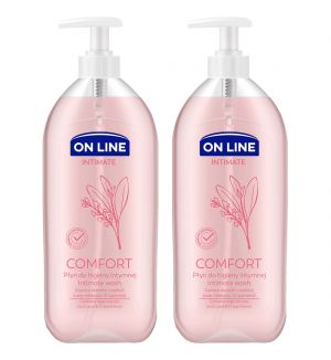 (BUNDLE OF 2) ON LINE COMFORT INTIMATE WASH WITH SAGE 500ML