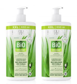 (BUNDLE OF 2) EVELINE BIO ORGANIC FIRMING & MOISTURIZING BODY BALM 650ML ALOE VERA