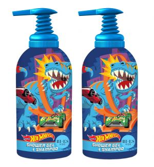 (BUNDLE OF 2) BI-ES HOT WHEELS BEAST MODE SHOWER GEL & SHAMPOO 1000ML