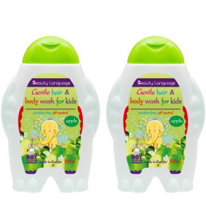 BL KIDS GENTLE HAIR & BODY WASH (APPLE) 300ML x 2