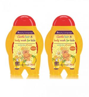 BL KIDS GENTLE HAIR & BODY WASH (BANANA) 300ML x 2 