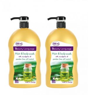 (BUNDLE OF 2) BL HAIR & BODY WASH WITH EUCALYPTUS OIL 1000ML