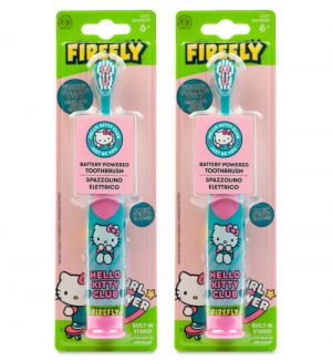 (BUNDLE OF 2) FIREFLY HELLO KITTY BATTERY POWERED TOOTHBRUSH