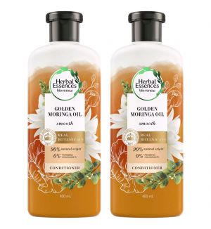 (BUNDLE OF 2) CLAIROL HERBAL ESSENCES GOLDEN MORINGA OIL CONDITIONER 400ML