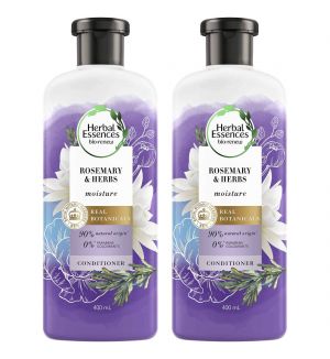 (BUNDLE OF 2) CLAIROL HERBAL ESSENCES ROSEMARY & HERBS CONDITIONER 400ML  (EXP: 12/2024)