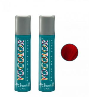 (BUNDLE OF 2) HELEN SEWARD YOCOLOR COLOR HAIR SPRAY 75ML ROSSO