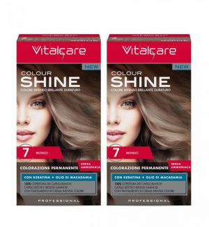 (BUNDLE OF 2) VITALCARE COLOUR SHINE WITH KERATIN #7 (BLOND)