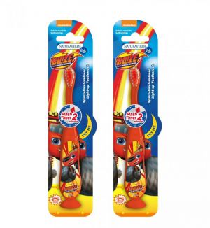 (BUNDLE OF 2) NATURAVERDE BLAZE FLASH TIMER TOOTHBRUSH