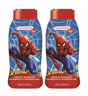NATURAVERDE SPIDER-MAN SHAMPOO & SHOWER GEL 250ML x 2