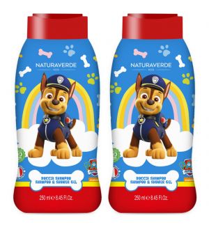(BUNDLE OF 2) NATURAVERDE PAW PATROL SHAMPOO & SHOWER GEL 250ML