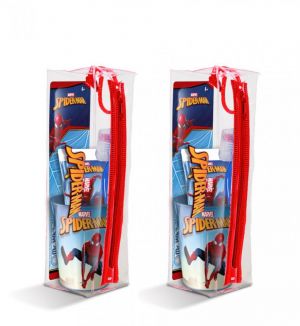 (BUNDLE OF 2) MR WHITE SPIDERMAN TRAVEL KIT TOOTHBRUSH WITH TOOTHPASTE 75ML
