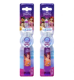 (BUNDLE OF 2) MR WHITE DISNEY PRINCESS FLASHING TOOTHBRUSH