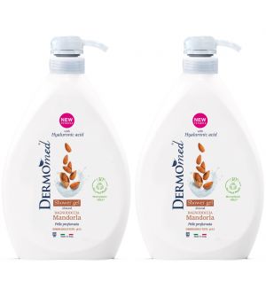 (BUNDLE OF 2) DERMOMED BATH & SHOWER GEL ALMOND 1000ML