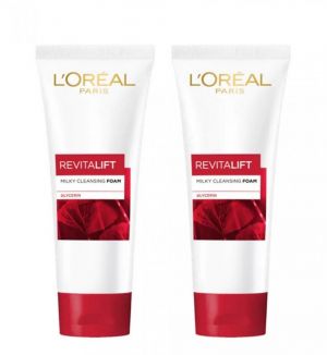LOREAL REVITALIFT MILKY FOAM 100ML X 2