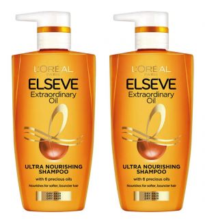 (BUNDLE OF 2) L'OREAL PARIS EXTRAORDINARY OIL ULTRA NOURISHING SHAMPOO 620ML
