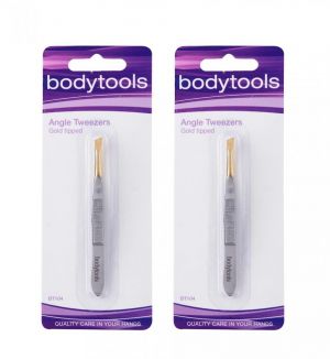 (BUNDLE OF 2) BT104 BODYTOOLS ANGLE TWEEZERS BT104