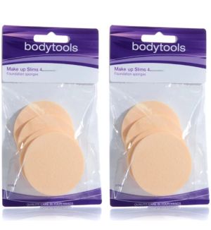 (BUNDLE OF 2) BT323 BODYTOOLS MAKEUP SLIMS 4 FOUNDATION SPONGES