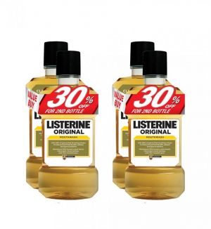 (BUNDLE OF 2) LISTERINE MOUTHWASH ORIGINAL 750ML TWIN PACK