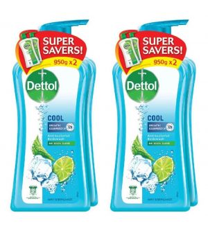 (BUNDLE OF 2) DETTOL SHOWER GEL COOL 2 X 950ML