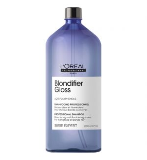 L'OREAL SERIE EXPERT BLONDIFIER GLOSS ACAI POLYPHENOLS SHAMPOO 1500ML (EXP: 08/2024)