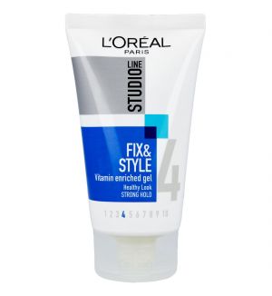 L'OREAL STUDIO FIX & STYLE VITAMIN ENRICHED GEL STRONG HOLD 150ML