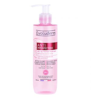 EVOLUDERM ANTI IMPERFECTIONS PURIFYING CLEANSING GEL 250ML