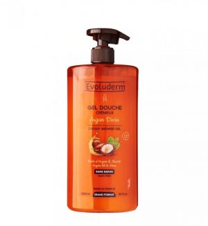 EVOLUDERM ARGAN OIL & SHEA CREAMY SHOWER GEL 1L