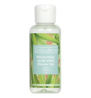 EVOLUDERM MOISTURIZING ALOE VERA SHOWER GEL 100ML