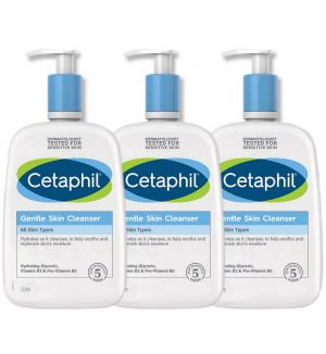 CETAPHIL GENTLE SKIN CLEANSER 1L X 3 QTY
