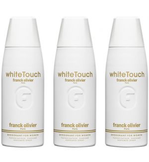 (BUNDLE OF 3) FRANCK OLIVIER WHITE TOUCH DEODORANT SPRAY FOR WOMEN 250ML