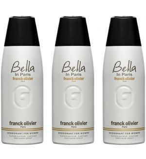 (BUNDLE OF 3) FRANCK OLIVIER BELLA IN PARIS DEODORANT SPRAY FOR WOMEN 250ML