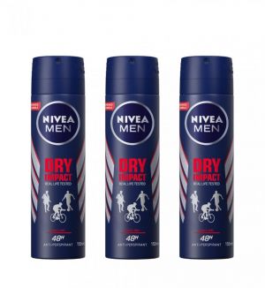 (BUNDLE OF 3) NIVEA DEO SPRAY DRY IMPACT (M) 150ML
