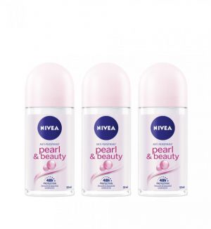 (BUNDLE OF 3) NIVEA ROLL ON PEARL BEAUTY (L) 50ML