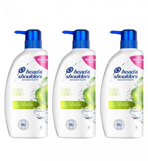 (BUNDLE OF 3) HEAD & SHOULDERS APPLE FRESH ANTI DANDRUFF SHAMPOO 650ML