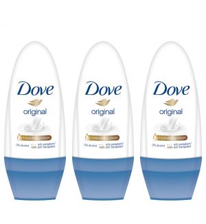 (BUNDLE OF 3) DOVE DEODORANT ROLL ON ORIGINAL 50ML
