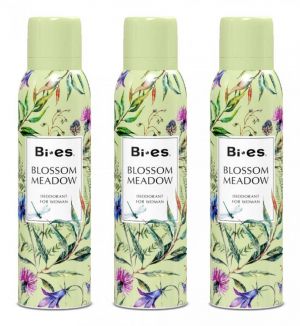 (BUNDLE OF 3) BI-ES BLOSSOM MEADOW DEODORANT FOR WOMAN 150ML