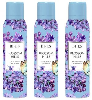 (BUNDLE OF 3) BI-ES BLOSSOM HILLS DEODORANT SPRAY 150ML