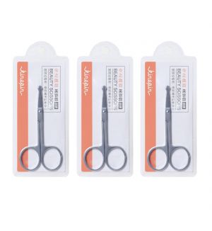 (BUNDLE OF 3) KINEPIN J1048 BEAUTY SCISSORS (ROUND TIP)