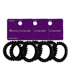 (BUNDLE OF 3) BL0055  BLACK HAIR COILS (3 PCS)