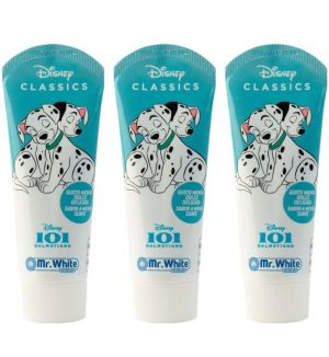 (BUNDLE OF 3) MR WHITE 101 DALMATIANS TOOTHPASTE 75ML