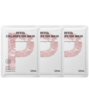 (BUNDLE OF 3) OTTIE PEPTA COLLAGEN 100 MASK 1S 25ML