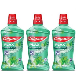 (BUNDLE OF 3) COLGATE PLAX FRESHMINT SPLASH MOUTHWASH 1L
