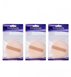 (BUNDLE OF 3) BT322 BODYTOOLS VELOUR POWDER PUFF BT322