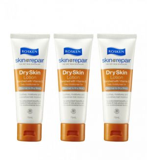 (BUNDLE OF 3) ROSKEN SKIN REPAIR DRY SKIN LOTION 75ML (ORANGE)