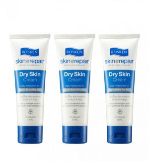 (BUNDLE OF 3) ROSKEN SKIN REPAIR DRY SKIN CREAM 75ML (BLUE)